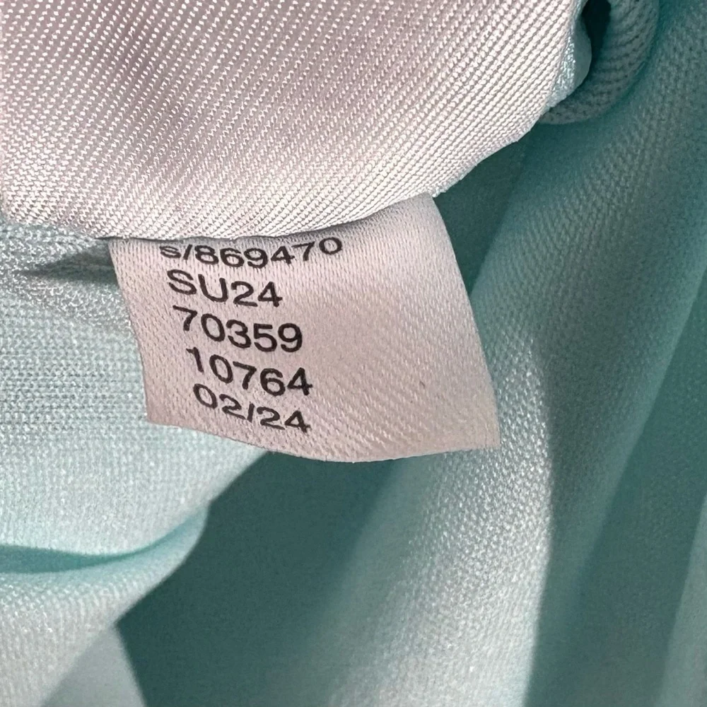 Women’s Sleeveless Stretchy Lace Top - Mint SZ M